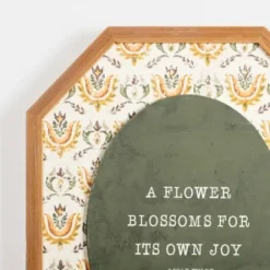 Wall Quotes & Signs-Kirkland's Home A Flower Blossoms Floral Wall Plaque Green/White