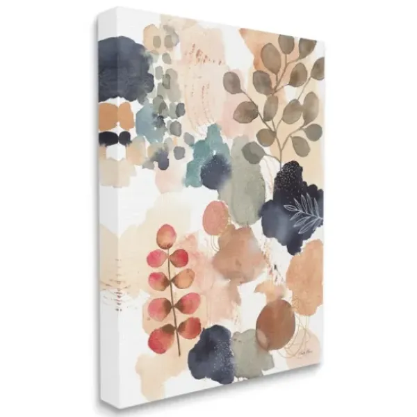Canvas Art-Kirkland's Home Abstract Botanical Collage Canvas Print, 30X40 In. Multi