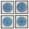 Wall Plaques-Kirkland's Home Abstract Coastal 4-Pc. Framed Print Set Blue