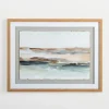 Framed Art-Kirkland's Home Abstract Desert Blues Framed Art Print Blue/Tan