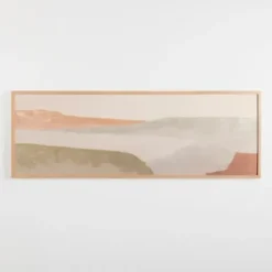 Framed Art-Kirkland's Home Abstract Desert Framed Art Print White/Multi