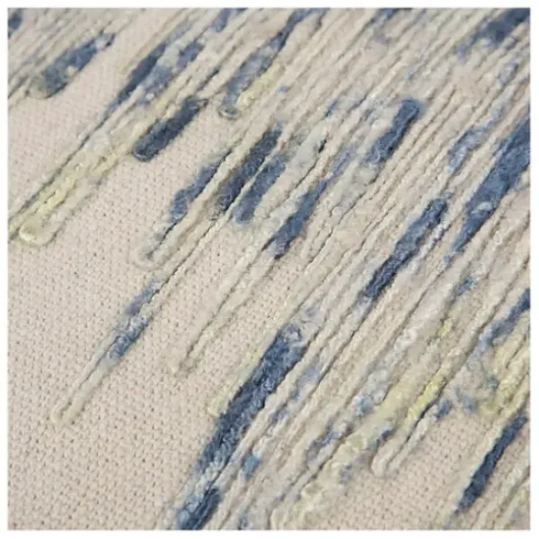 Pillows-Kirkland's Home Abstract Dripping Pillow Blue