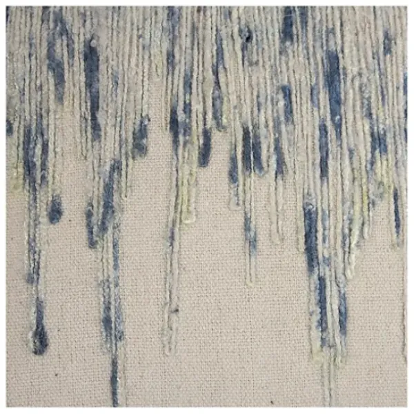 Pillows-Kirkland's Home Abstract Dripping Pillow Blue