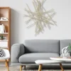 Wall Plaques-Kirkland's Home Abstract Metal Bar Wall Plaque Gold