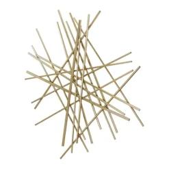 Wall Plaques-Kirkland's Home Abstract Metal Bar Wall Plaque Gold