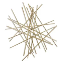 Wall Plaques-Kirkland's Home Abstract Metal Bar Wall Plaque Gold
