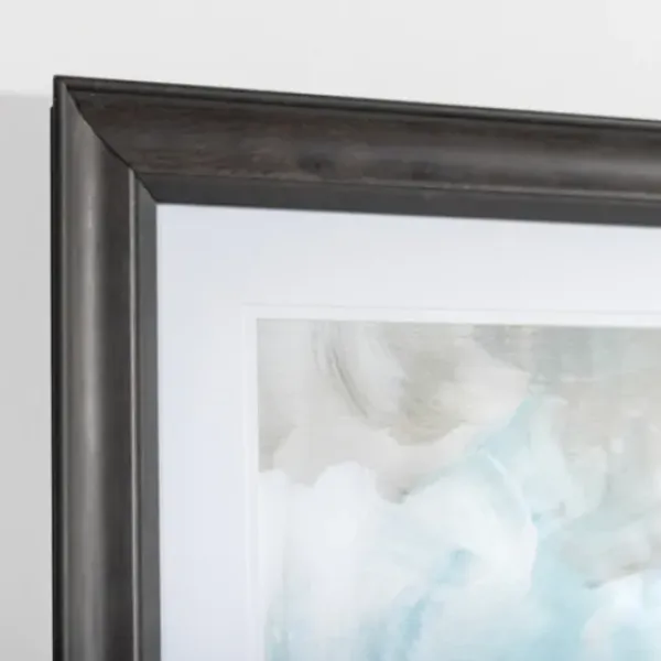 Framed Art-Kirkland's Home Abstract Seascape Ii Framed Art Print Blue