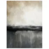 Canvas Art-Kirkland's Home Abstract Sunset Canvas Art Print Tan/Black/White