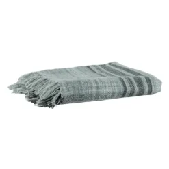 Blankets & Throws-Kirkland's Home Abstract Woven Throw Gray