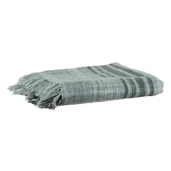 Blankets & Throws-Kirkland's Home Abstract Woven Throw Gray