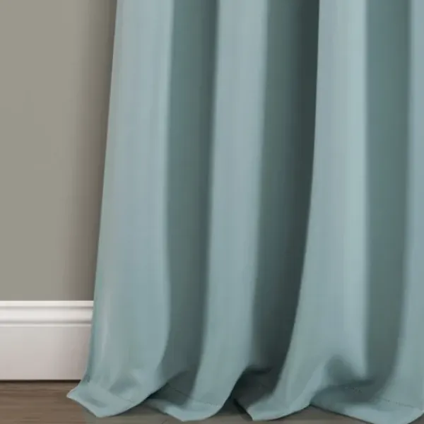 Curtains & Drapes-Kirkland's Home Acme Blackout Curtain Panel Set, 84 In. White