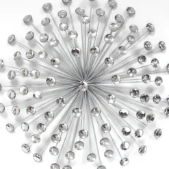 Wall Plaques-Kirkland's Home Acrylic Burst Wall Plaque Silver