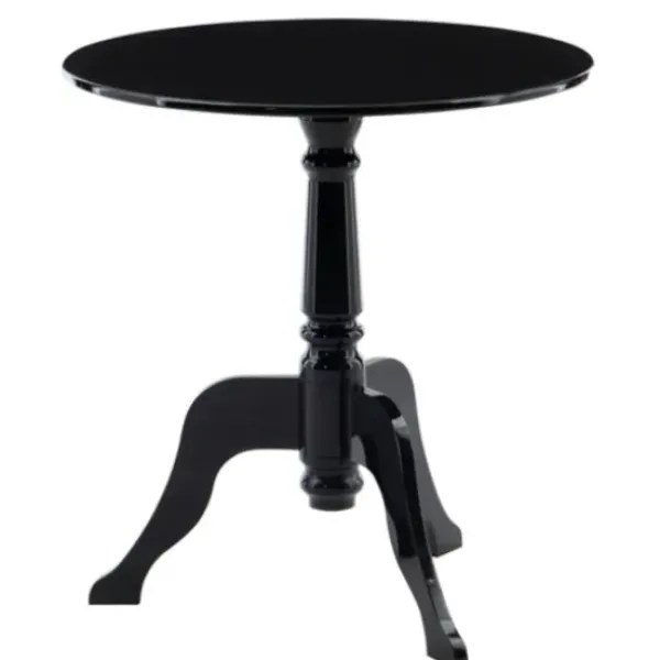 Accent & End Tables-Kirkland's Home Acrylic Tripod Spindle Side Table Black