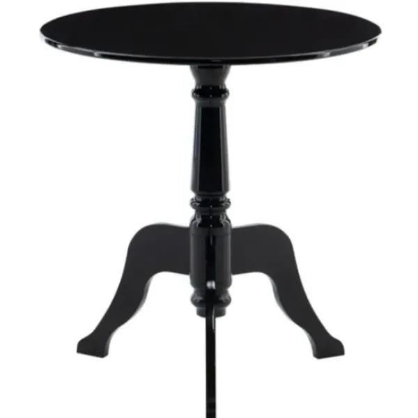Accent & End Tables-Kirkland's Home Acrylic Tripod Spindle Side Table Black