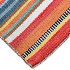 Outdoor Rugs-Kirkland's Home Adelaide Diamond Outdoor Area Rug, 6X9 Brown