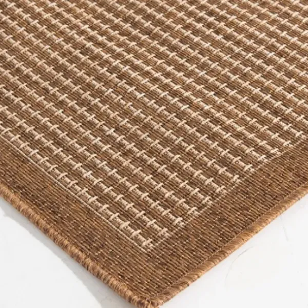Outdoor Rugs-Kirkland's Home Adelaide Woven Outdoor Area Rug, 7X9 Brown