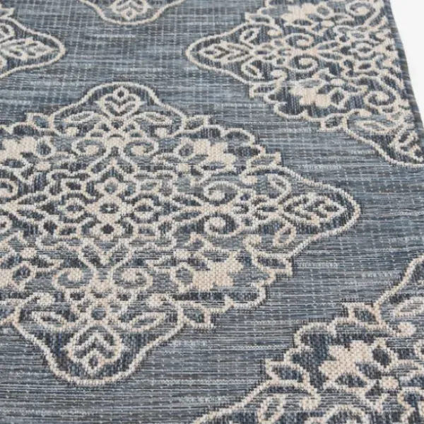 Outdoor Rugs-Kirkland's Home Adelaide Woven Outdoor Area Rug, 6X9 Brown