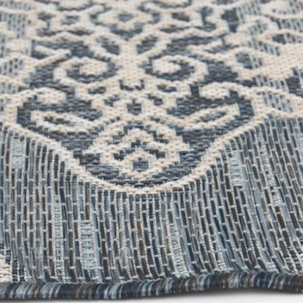 Outdoor Rugs-Kirkland's Home Adelaide Woven Outdoor Area Rug, 6X9 Brown