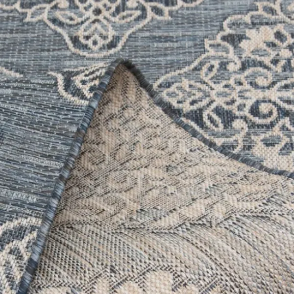 Outdoor Rugs-Kirkland's Home Adelaide Woven Outdoor Area Rug, 6X9 Brown