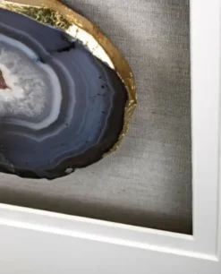 Wall Plaques-Kirkland's Home Agate Shadowbox Framed Wall Plaques, Set Of 2 Blue