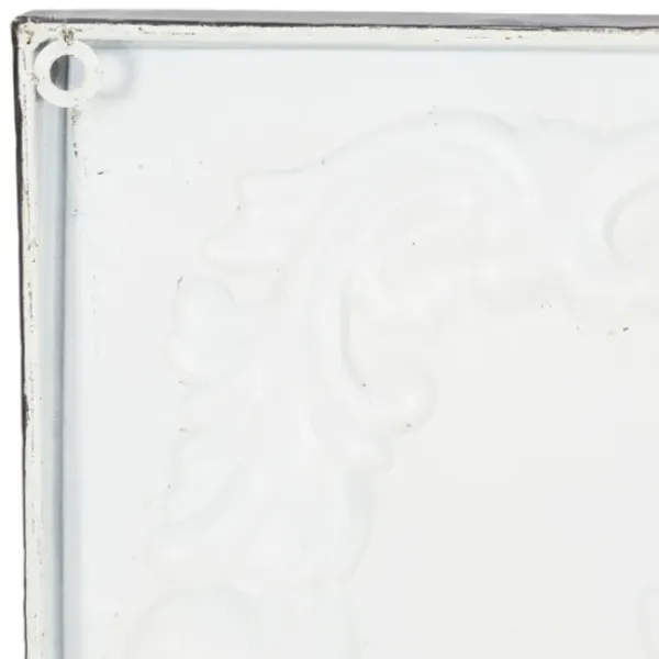 Wall Plaques-Kirkland's Home Aged Brass Fleur-De-Lis 4-Pc. Panel Wall Art Gold/Green