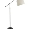 Floor Lamps-Kirkland's Home Aged Bronze Iron Adjustable Arm Floor Lamp Tan