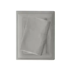 Bed Sheets-Kirkland's Home All Season Moisture Wicking King Sheet Set Gray