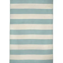 Outdoor Rugs-Kirkland's Home Aloha Blue Geometric Indoor/Outdoor Area Rug, 6X9 Blue/Gray