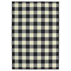 Outdoor Rugs-Kirkland's Home Aloha Blue Medallion Indoor/Outdoor Area Rug, 5X7 Blue/Gray
