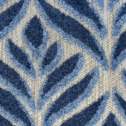 Outdoor Rugs-Kirkland's Home Aloha Botanical Indoor/Outdoor Rug, 3X5 Blue