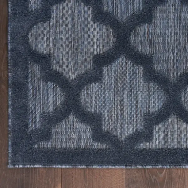 Outdoor Rugs-Kirkland's Home Aloha Botanical Indoor/Outdoor Rug, 3X5 Gray