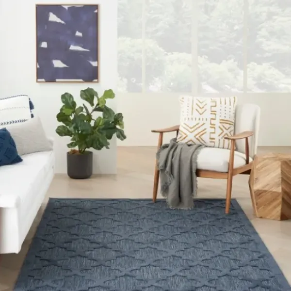 Outdoor Rugs-Kirkland's Home Aloha Botanical Indoor/Outdoor Rug, 3X5 Gray