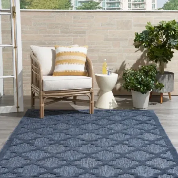 Outdoor Rugs-Kirkland's Home Aloha Botanical Indoor/Outdoor Rug, 3X5 Gray