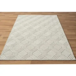 Outdoor Rugs-Kirkland's Home Aloha Ivory Botanical Indoor/Outdoor Area Rug, 3X5 Ivory/Gray