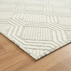 Outdoor Rugs-Kirkland's Home Aloha Ivory Botanical Indoor/Outdoor Area Rug, 3X5 Ivory/Gray