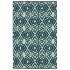 Outdoor Rugs-Kirkland's Home Aloha Ivory Botanical Indoor/Outdoor Area Rug, 6X9 Ivory/Gray