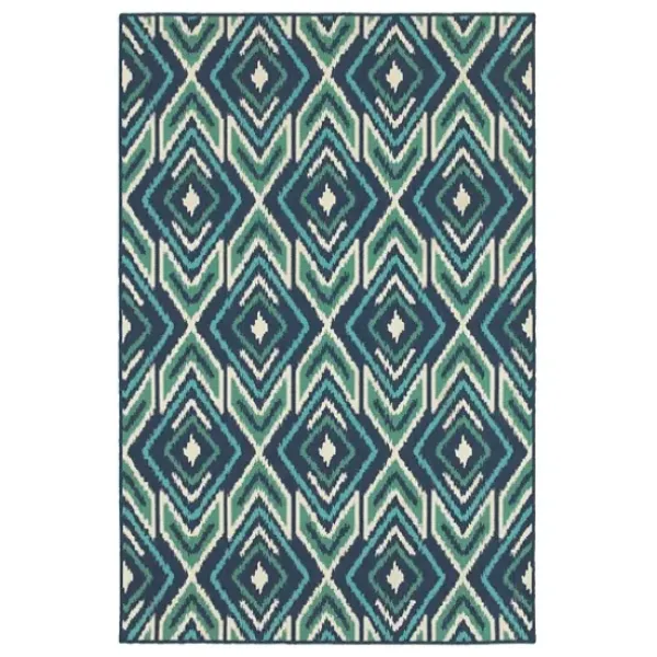 Outdoor Rugs-Kirkland's Home Aloha Ivory Botanical Indoor/Outdoor Area Rug, 6X9 Ivory/Gray