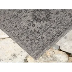 Outdoor Rugs-Kirkland's Home Aloha Ivory Geometric Indoor/Outdoor Rug, 9X12 Ivory/Gray