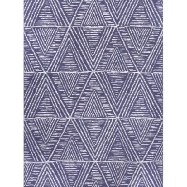 Outdoor Rugs-Kirkland's Home Aloha Ivory Geometric Indoor/Outdoor Area Rug, 5X7 Ivory/Gray