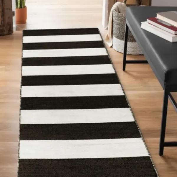 Outdoor Rugs-Kirkland's Home Aloha Ivory Geometric Indoor/Outdoor Area Rug, 6X9 Ivory/Gray