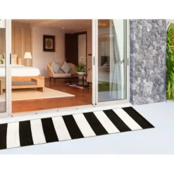Outdoor Rugs-Kirkland's Home Aloha Ivory Geometric Indoor/Outdoor Area Rug, 6X9 Ivory/Gray