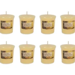 Candles-Kirkland's Home Aloha Pineapple Votive Candles, Set Of 8 Yellow