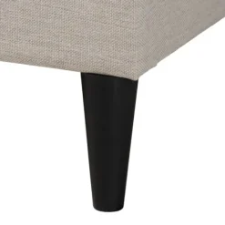Beds & Headboards-Kirkland's Home Amala Beige Button Tufted Queen Bed Frame Tan