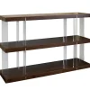 Console Tables-Kirkland's Home Amari Chestnut Acrylic Console Table Brown