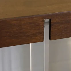 Console Tables-Kirkland's Home Amari Chestnut Acrylic Console Table Brown