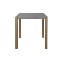 Dining Tables-Kirkland's Home Amber Wood And Faux Concrete Dining Table Brown/Gray