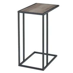 Accent & End Tables-Kirkland's Home And Black C-Table Gray