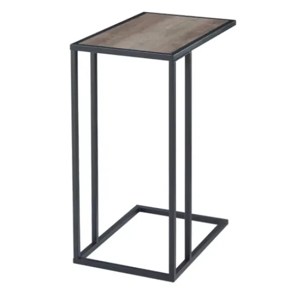 Accent & End Tables-Kirkland's Home And Black C-Table Gray