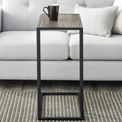 Accent & End Tables-Kirkland's Home And Black C-Table Gray