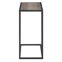 Accent & End Tables-Kirkland's Home And Black C-Table Gray